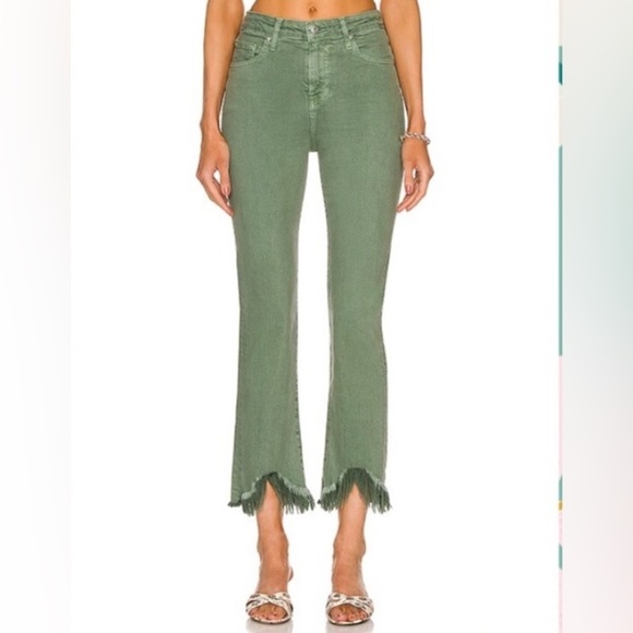 Jonathon Simkhai River High Rise Straight Pants in JD Jade - Picture 2 of 15